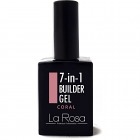 La Rosa 7 in1 Builder Gel in the bottle CORAL 15 ml